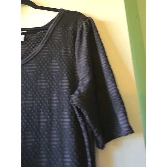 WOMEN'S LULAROE SHORT SLEEVE MAXI DRESS SIZE 3XL Plus Size Long Dress Black - Picture 2 of 8